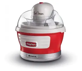 Ariete 643/00 Party Time červená / Výrobník zmrzliny / 12W / 1.5L 