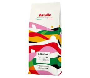 Arcaffe Gorgona 1 kg / Zrnová káva / 85% Arabica & 18 Robusta / Vákuové balenie