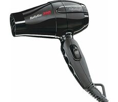 Babyliss BAB5510E čierna / Fén na vlasy / 1200W / 3 teploty / 2 rýchlosti / difuzér