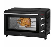 Bomann MBG 6023 CB čierna / Mini rúra / 1500W / 30L / 100 ° C - 230 ° C
