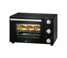 Clatronic MBG 3726 čierna / Mini rúra / 1300W / 20L / 60 ° C - 230 ° C