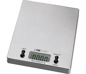 Clatronic KW 3367 strieborná / Kuchynská váha / do 5 kg / dopredaj