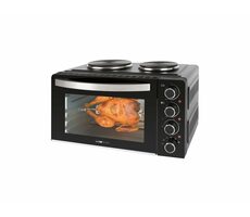 Clatronic KK 3786 čierna / Mini rúra s varičom / 3100W / 28L / 2 platne 