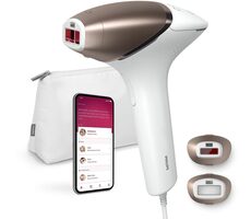 Philips Lumea Prestige IPL 8000 BRI945/00 biela / IPL epilátor / 5 režimov / počet zábleskov: 450000 / 2 nástavce 