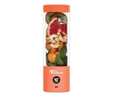FitStream Pro Prenosný mixér Neon Orange / 475 ml / USB nabíjanie