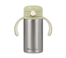 BEBECONFORT Hrnček termoizolačný so slamkou nerez 280 ml Green / od 12 mesiacov