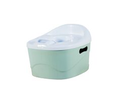 DiaperChamp Nočník 3v1 PottyChamp Light Green / Nosnosť WC sedátka: 23kg / Nosnosť stoličky: 46kg