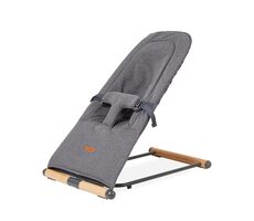 Childhome Lehátko skladacie Evolux Natural Anthracite / od 0 mesiacov