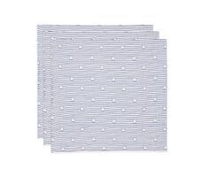 Jollein Plienky 3 ks 70x70 cm Miffy Stripe Navy / Rozmery 70 x 70 cm / 3 ks