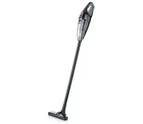Severin HV 7147 čierna / Aku ručný vysávač / 120W / 0.65l / 2000 mAh / výdrž 50 minút 