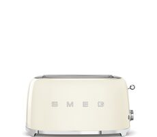 SMEG 50's Retro Style krémová / Hriankovač / 950 W / 2 sloty / 4 hrianky