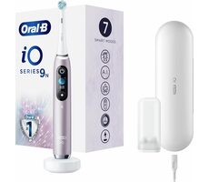 Oral-B iO Series 9 Rose Quartz / Elektrická zubná kefka / magnetické iO / 7 režimov / AI / OLED