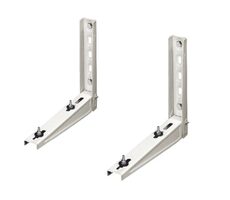 Nástenná konzola MS118 540x400mm (1 pár) biela / Na upevnenie klimatizačnej jednotky na fasádu / Nosnosť: 140 kg