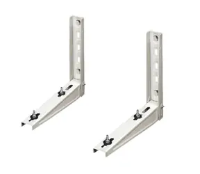 Nástenná konzola MS118 540x400mm (1 pár) biela / Na upevnenie klimatizačnej jednotky na fasádu / Nosnosť: 140 kg