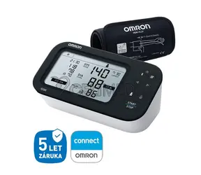 Omron M7 Intelii IT AFib / Digitálny tonometer na paži / 3. riadkový displej / pamäť pre dvoch užívateľov 