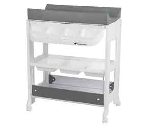 BEBECONFORT Prebaľovací pult s vaničkou Rosie Mineral Grey