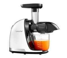 AMZCHEF 1501-WT biela / Pomalý odšťavovač / 150W / 90 až 110 RPM 