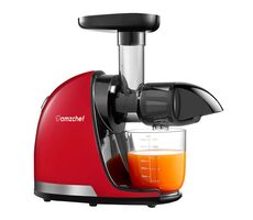 AMZCHEF 1501-RD červená / Pomalý odšťavovač / 150W / 90 až 110 RPM 