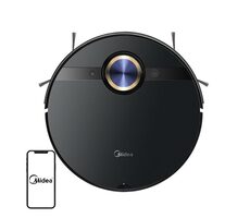 Midea M7 Pre čierna / Robotický vysávač / 5200 mAh / 4000 Pa / HEPA filter / Amazon Alexa / dopredaj