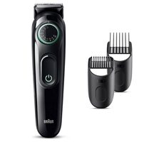 Braun BT3411 čierna / Zastrihávač / Pánsky / Vlasy a fúzy / 1 - 21 mm