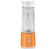 Sencor SBL 133OR oranžová / Prenosný smoothie mixér / 150 W / Integrovaná batéria / 500 ml