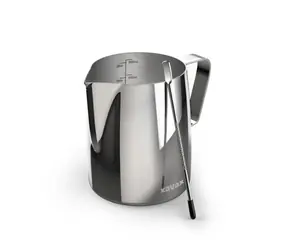 Xavax Barista kanvička na prípravu mliečnej peny strieborná / s perom pre Latte Art / 600ml / nerez