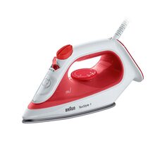 Braun TexStyle 1 SI1019RD červená / Naparovacia žehlička / 1900 W / rýchle nahrievanie