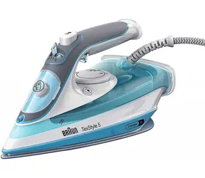 Braun TexStyle 5 SI5006BL modrá / Naparovacia žehlička / 2600 W / poistka proti prehriatiu / Anti-drip