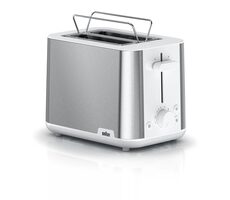Braun PurShine HT1510.WH biela / Hriankovač / 900 W / 2 hrianky / regulácia opekania / aut. vypnutie