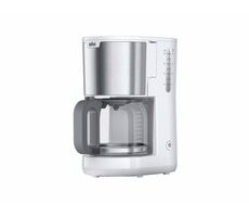 Braun KF 1500 WH PurShine / Kávovar na prekvapkávanú kávu / 1000 W / 10 šálok 