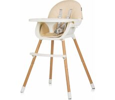 CHIPOLINO Jedálenská stolička Rio 2v1 Sand / Nosnosť: 15 kg