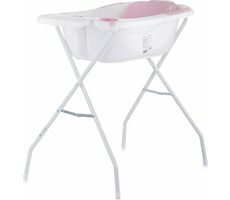 CHIPOLINO Vanička s podložkou a stojanom Vela 87cm Pink