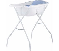 CHIPOLINO Vanička s podložkou a stojanom Vela 87cm Blue