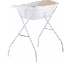 CHIPOLINO Vanička s podložkou a stojanom Vela 87cm Mocca