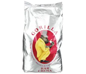 Joerges Espresso Gorilla Bar Crema 1 kg / Zrnková káva / 80% Arabica, 20% Robusta / Vákuové balenie 