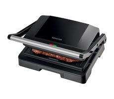 Sencor SBG 2070SS čierna / Kontaktný gril / 1000 W / Regulácia teploty