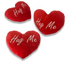 Mad Monkey Heated cushion - Hug me červená / Vyhrievací vankúšik / 30 x 30 cm