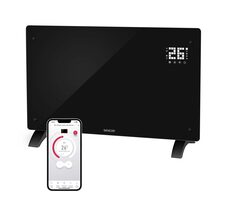 Sencor SCF 4241BK čierna / Teplovzdušný konvektor / 2000 W / Wi-Fi & BT / Časovač