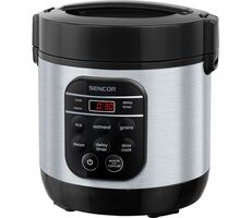Sencor SRM 0650SS strieborná / Ryžovar / 350W / 0.6L 
