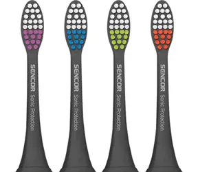Sencor SOX 002 Náhradná hlavica pre kefku čierna (4ks) / pre Sencor Sonic Protection SOC 1x/2x/3x