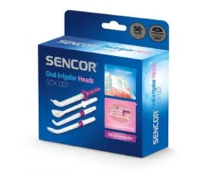 Sencor SOX 007 Náhradná hlavica pre ústnu sprchu biela (4ks) / pre Sencor SOI 2x