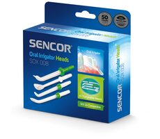 Sencor SOX 008 Náhradná hlavica pre ústnu sprchu biela (4ks) / pre Sencor SOI 2x