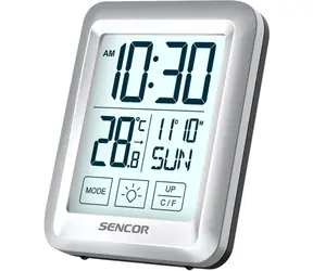 Sencor SWS 1918 teplomer s hodinami biela