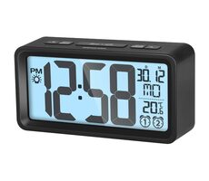 Sencor SDC 2800 B čierna / Digitálny budík / LED displej / Teplomer
