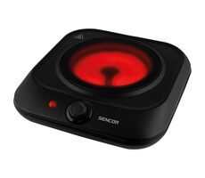 Sencor SCP 1763BK sklokeramický varič jednoplatničkový / 19cm / 1200W