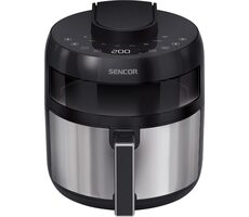 Sencor SFR 5010BK čierna / Teplovzdušná fritéza / 1500W / 5L / 80 - 200°C