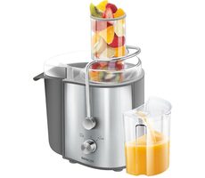 Sencor SJE 1055SS strieborná / Odšťavovač / 800 W / 2 rýchlosti / 0.75L na šťavu