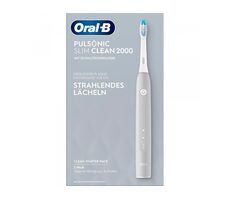 Oral-B Pulsonic Slim Clean 2000 biela / Elektrická zubná kefka / 78.000 ot-min / 2 režimy 