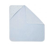 Little Dutch Osuška s kapucňou 75x75 cm Forest Friends Blue