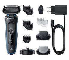 Braun 51-B4650CS Series 5 / Elektrický holiaci strojček / mokré holenie / výdrž až 50 min / vodeodolný 